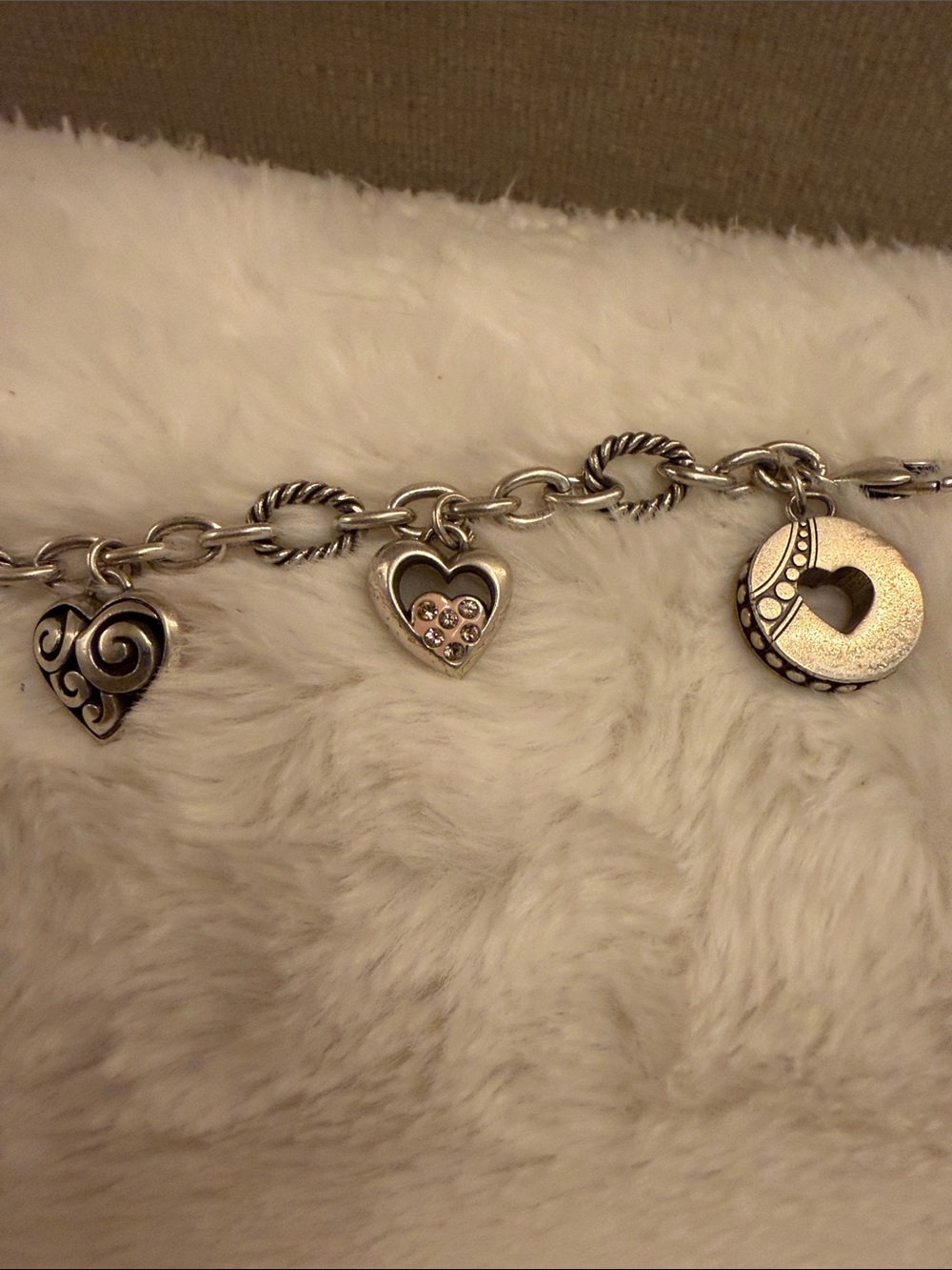 Brighton pink heart charm bracelet - Picture 7 of 8